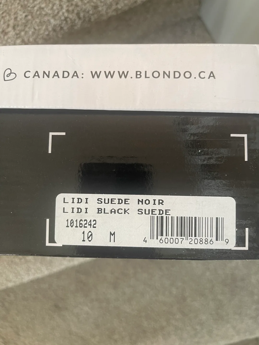 FREE GIFT+NEW BLONDO Waterproof Black Suede Ankle Boots image indicator(10)