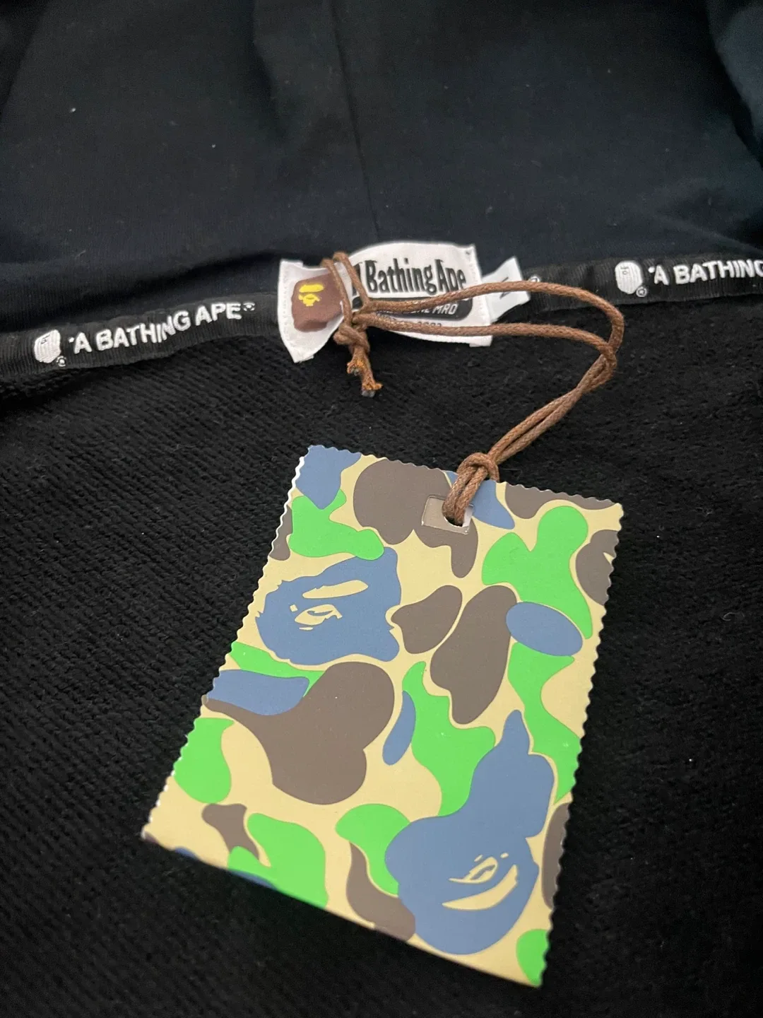 A Bathing Ape (BAPE) Shark Full Zip Hoodie - Black, M image indicator(2)