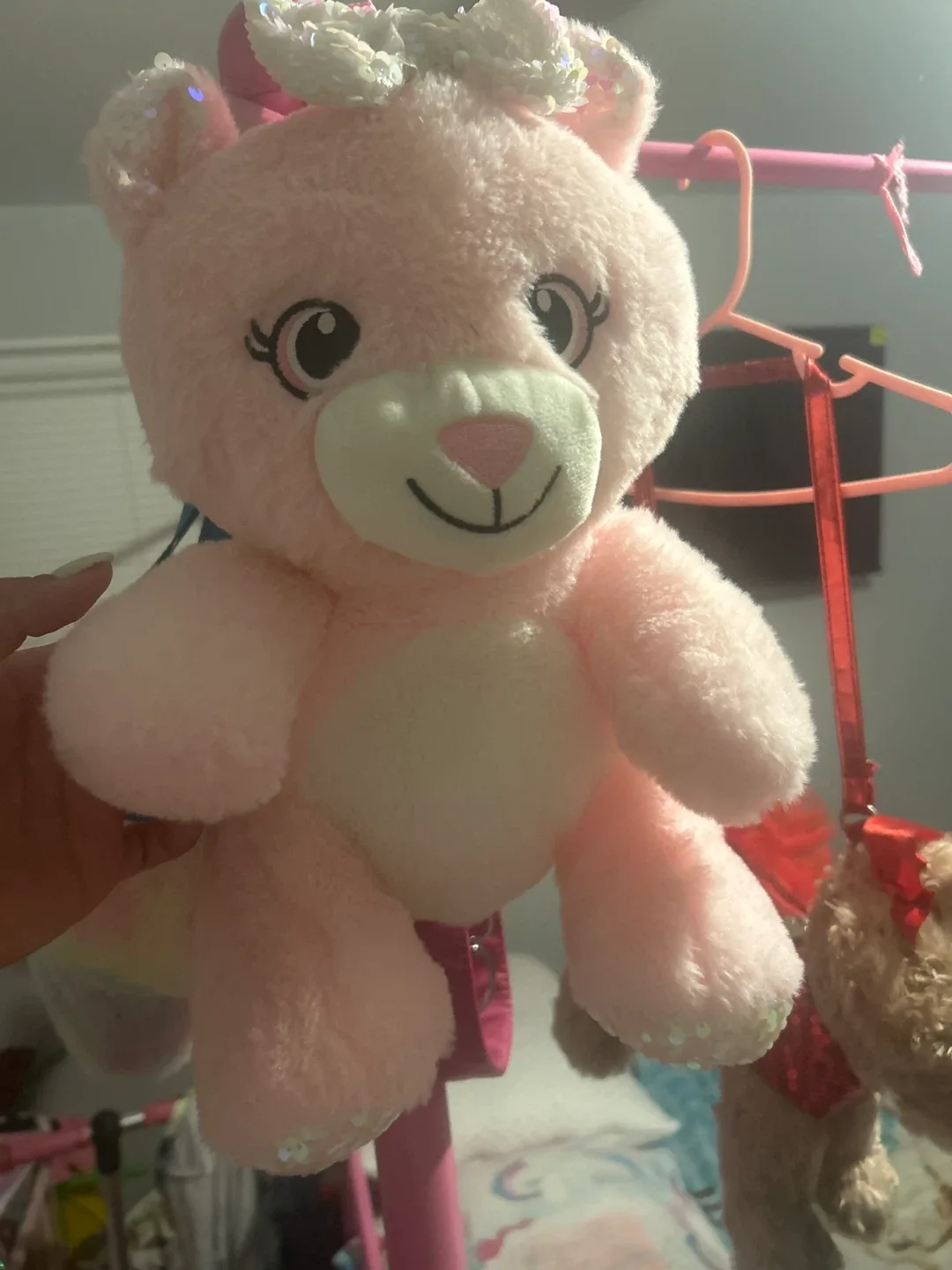 Pink Bear Backpack