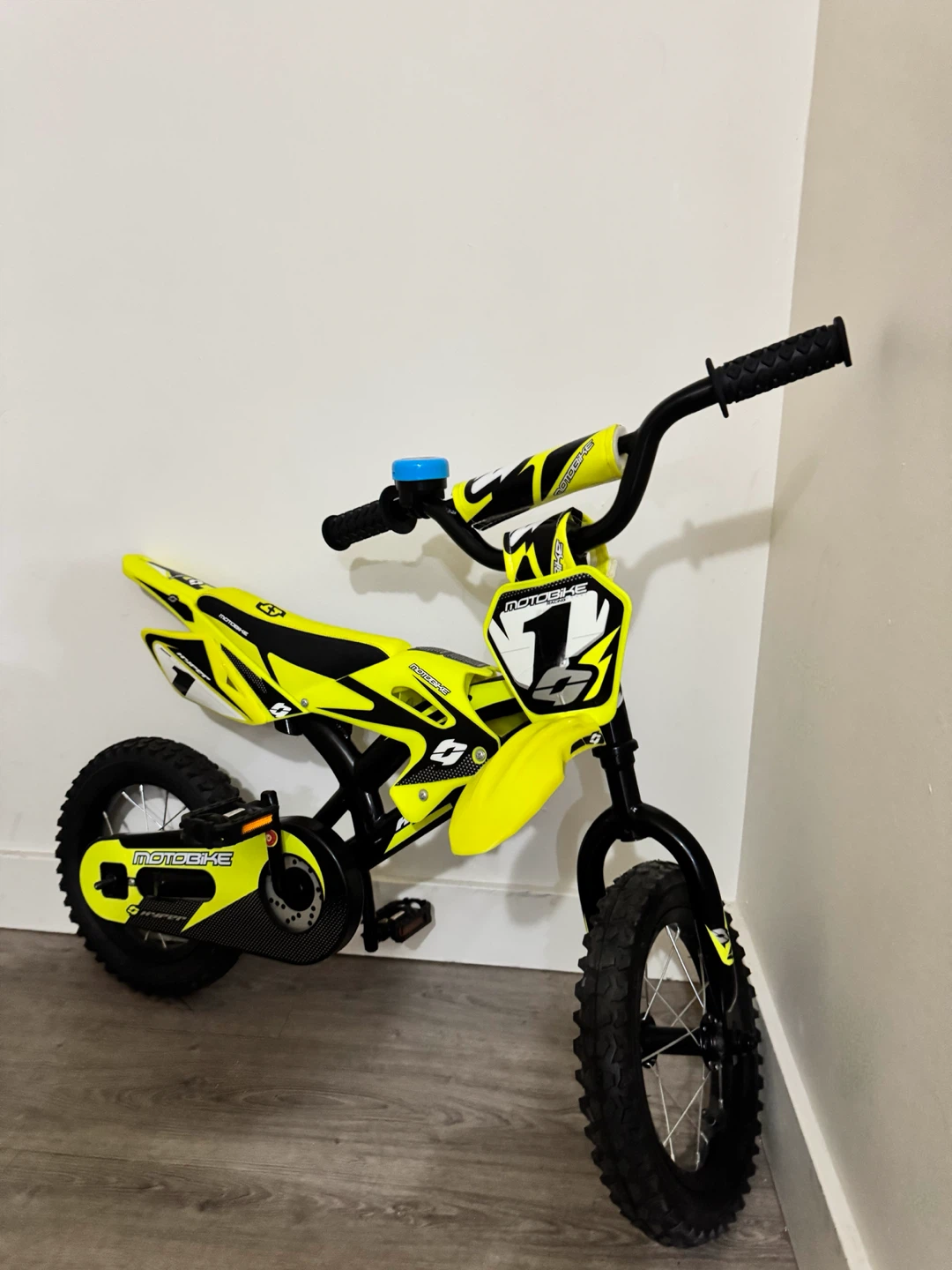 MotoBike Kids' Balance Bike - Yellow - photo 2