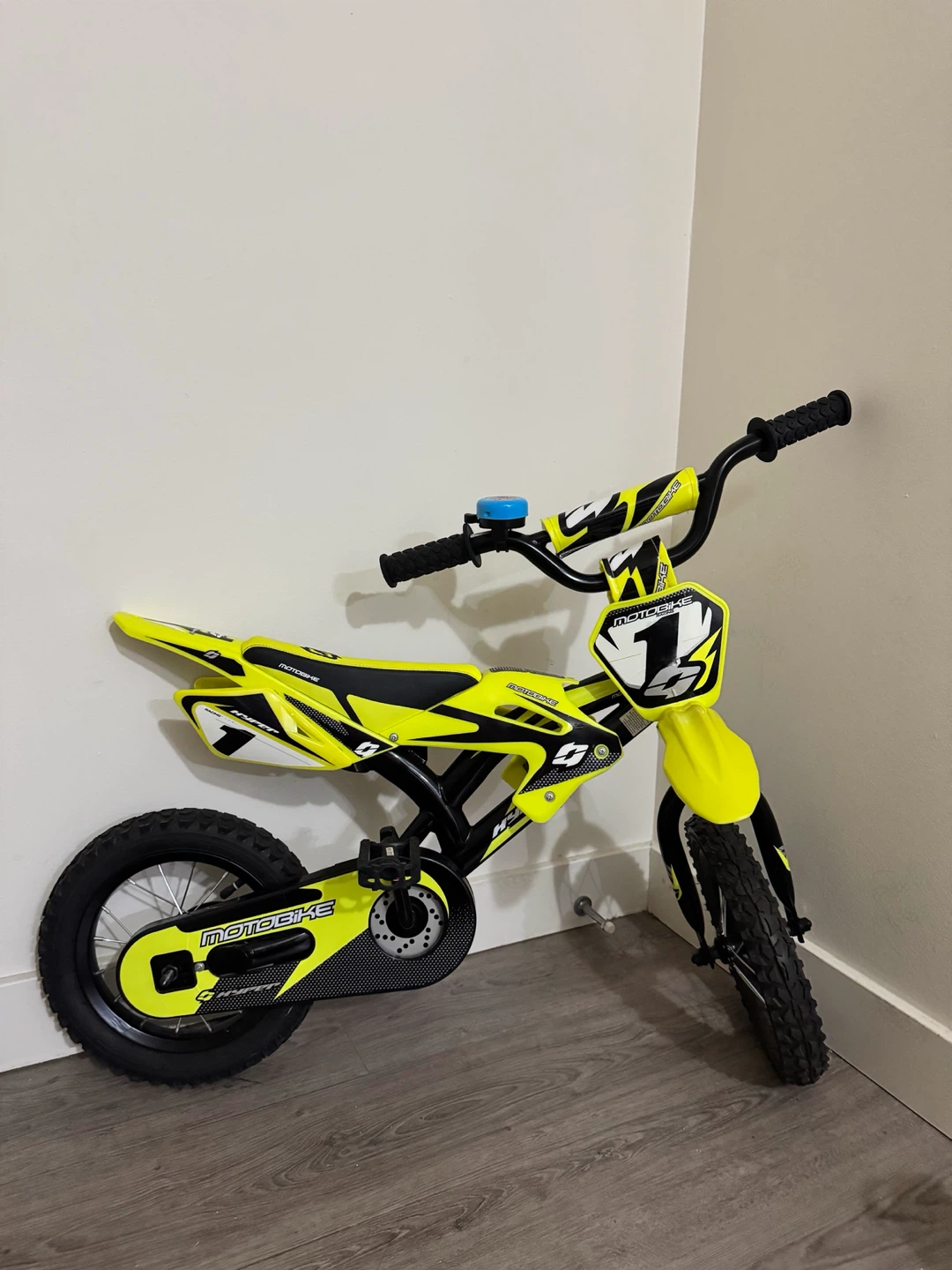 MotoBike Kids' Balance Bike - Yellow