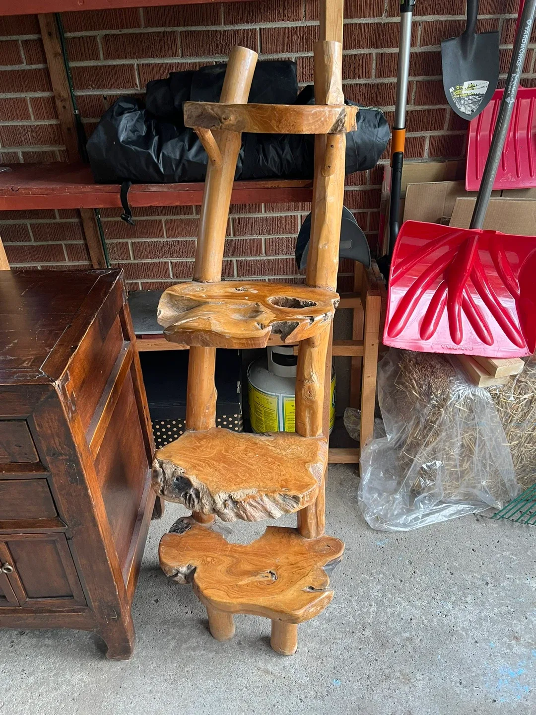 Handmade Wooden Shelf / Plant Stand thumbnail