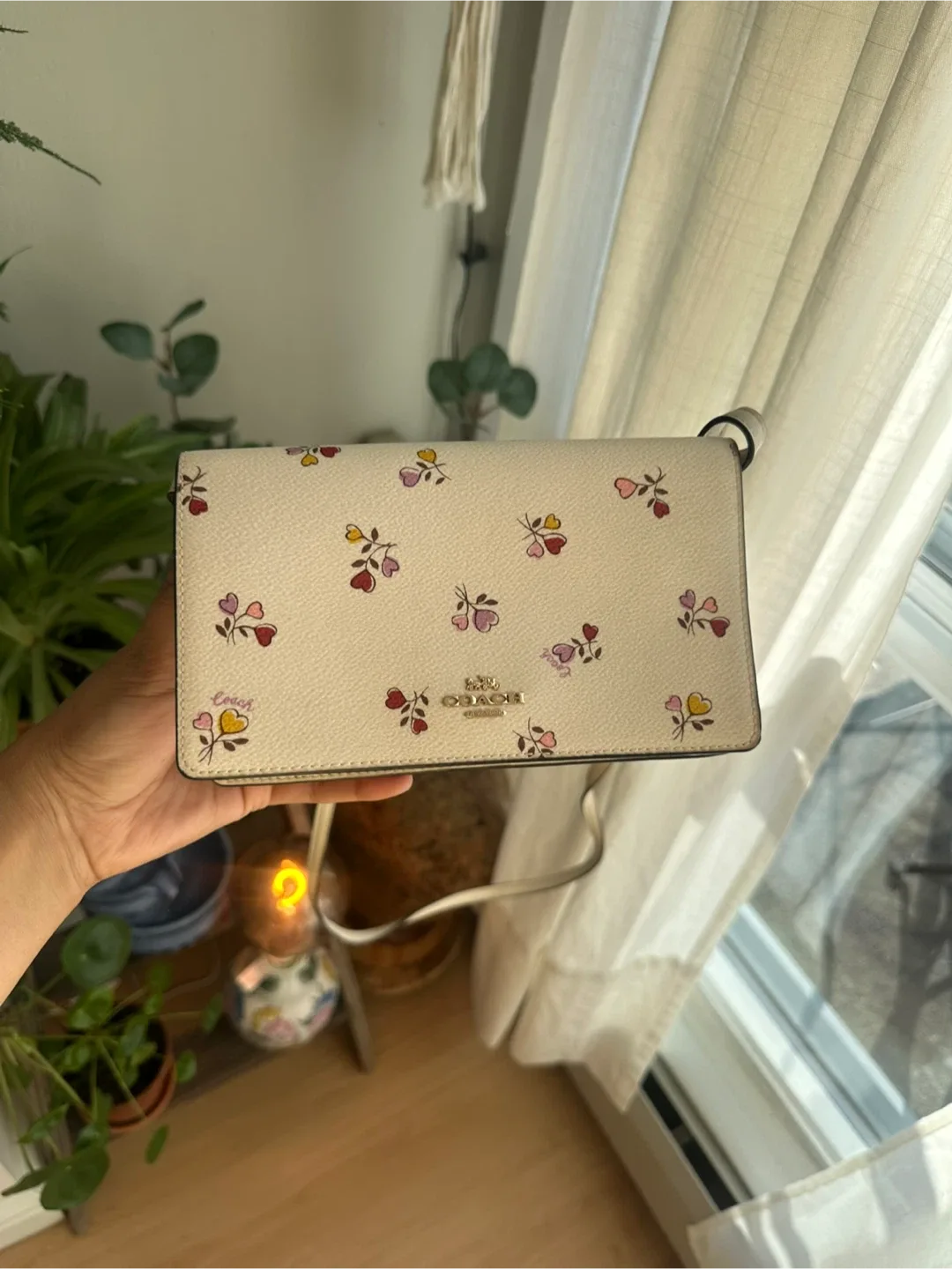 Coach Floral Print Crossbody Bag image indicator(5)