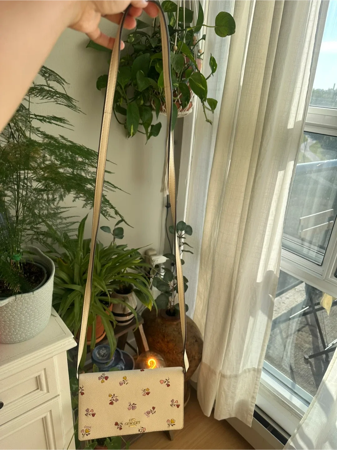 Coach Floral Print Crossbody Bag image indicator(7)