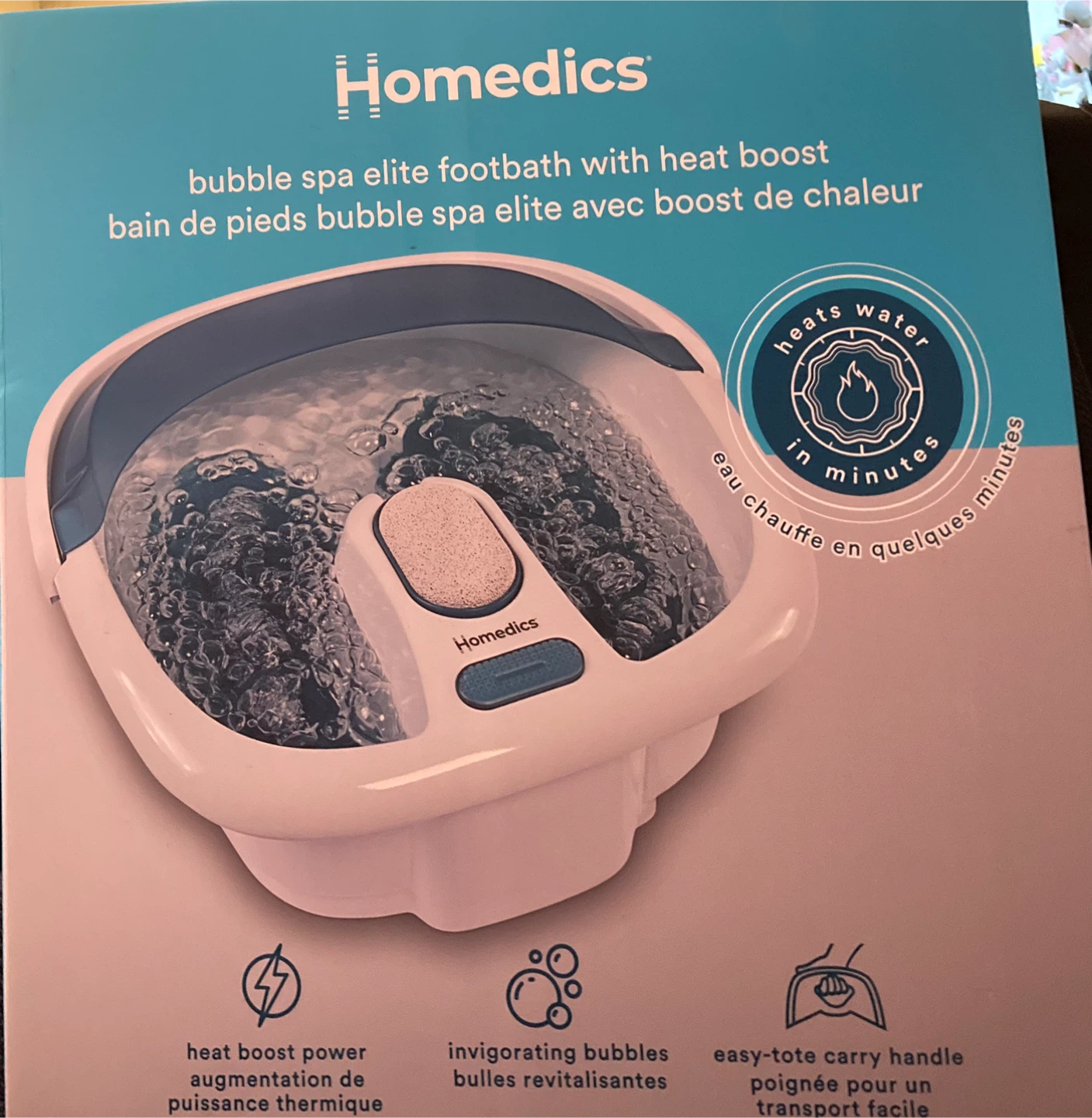 Homedics foot bath spa