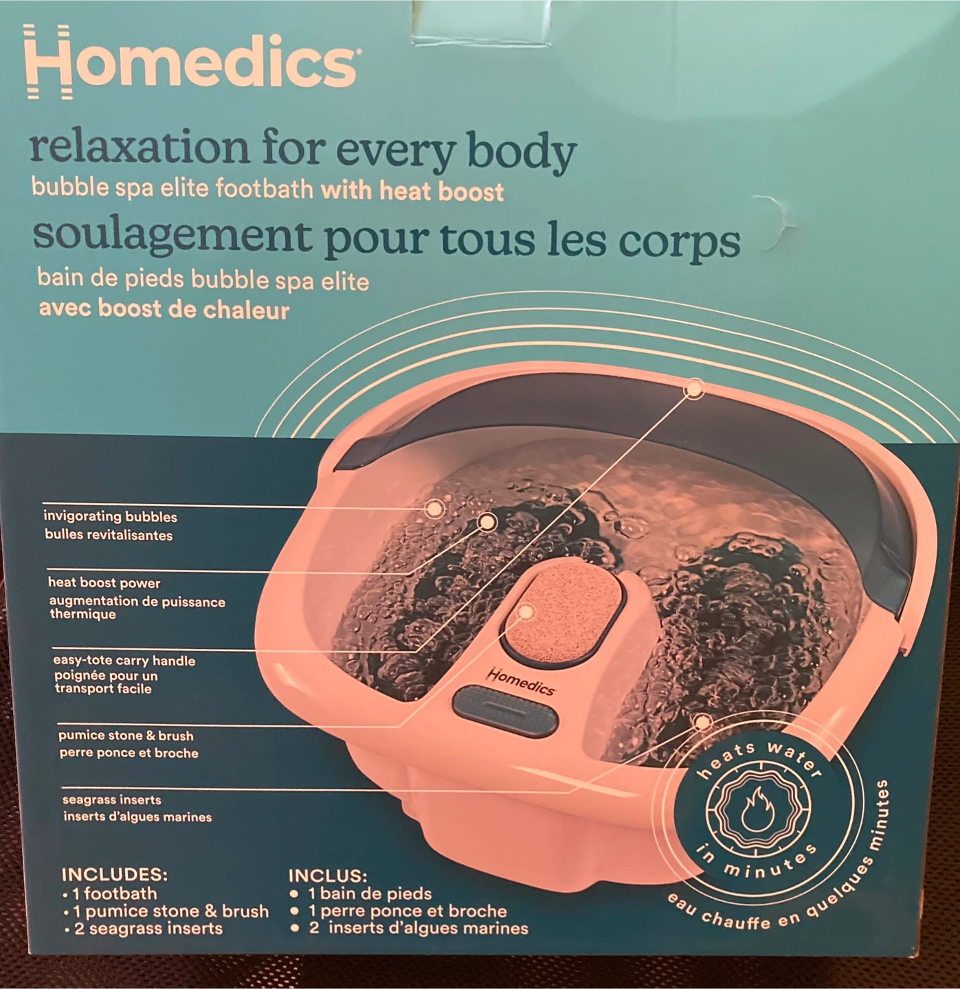 Homedics foot bath spa - photo 2