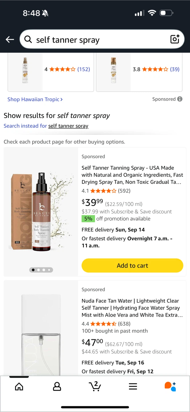 Beauty by Earth Self Tanner Body Tanning Spray - photo 3
