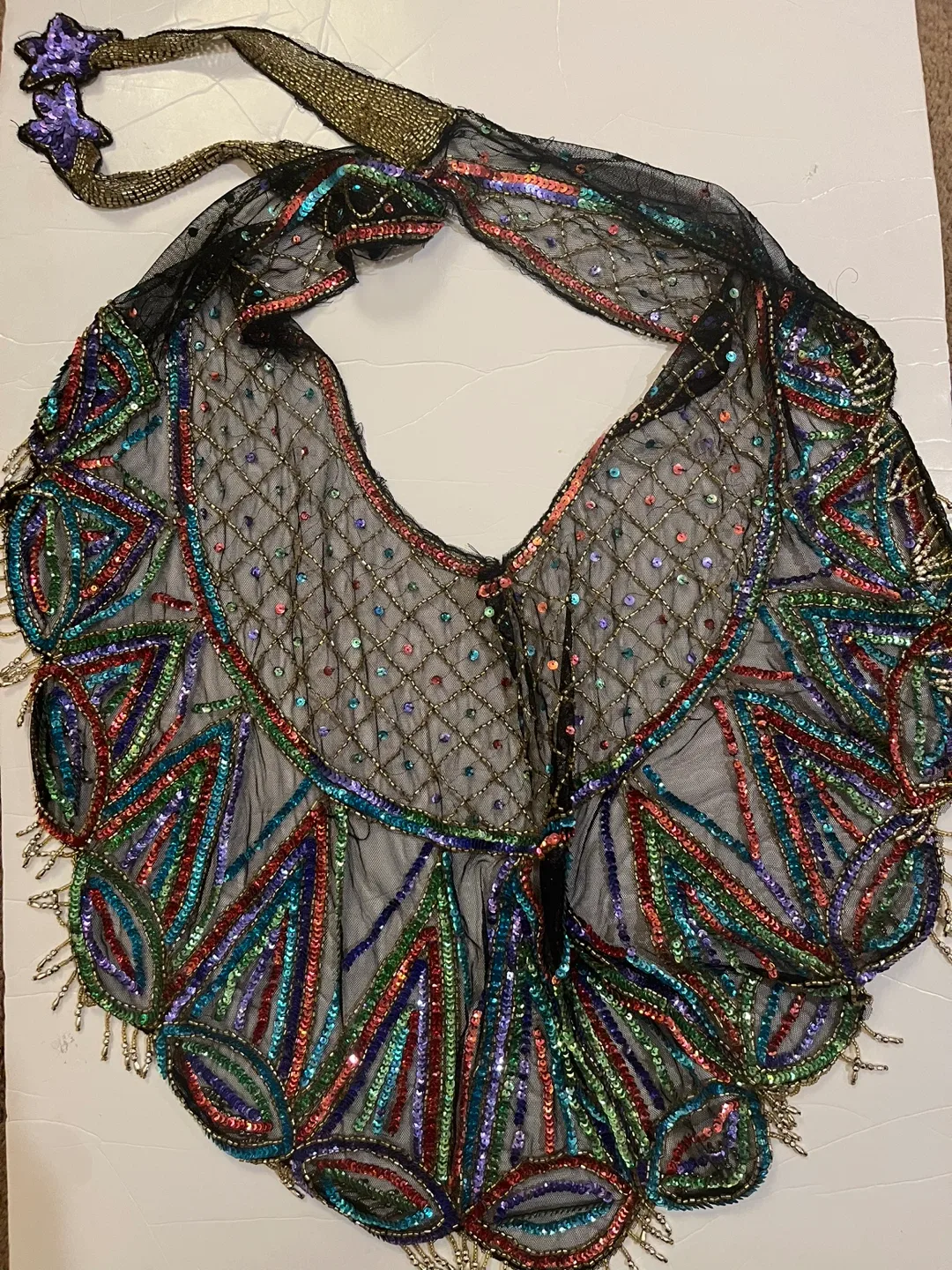 Sequin Embellished Shawl