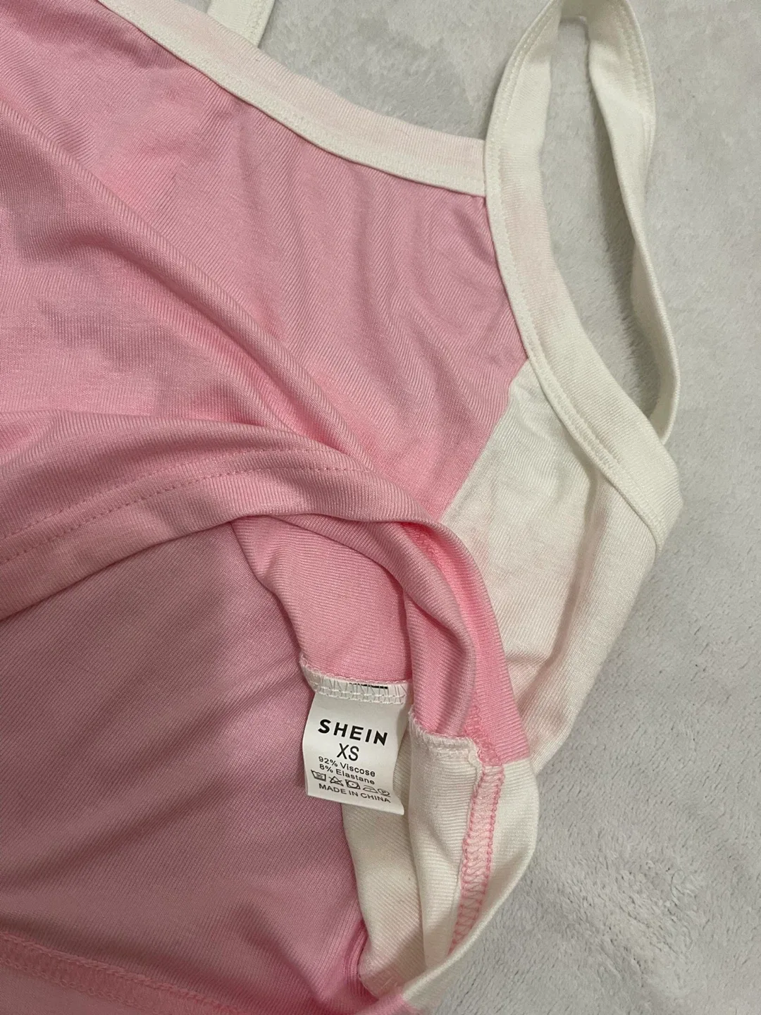 2 , Shein Pink Lace Cami Top - Size XS thumbnail