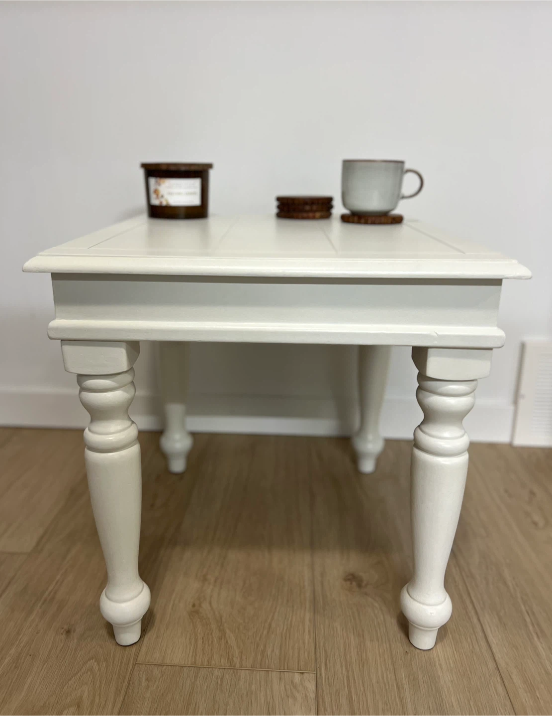 White Accent Table