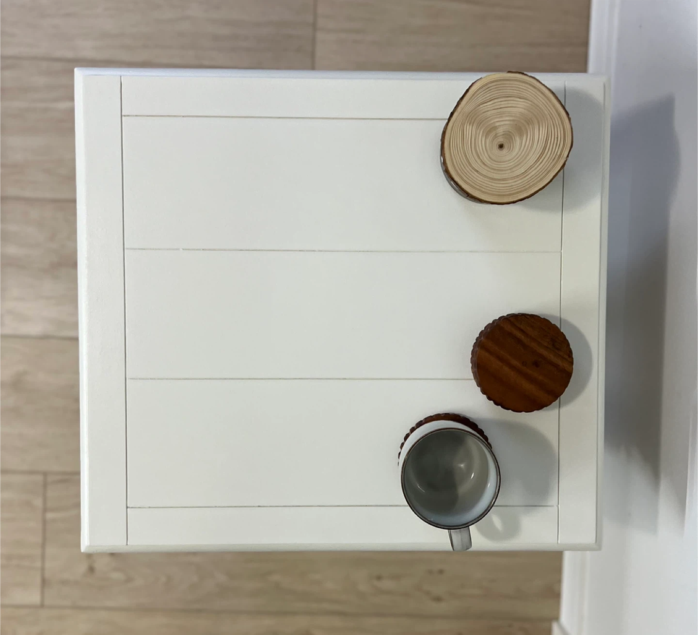 White Accent Table - photo 4