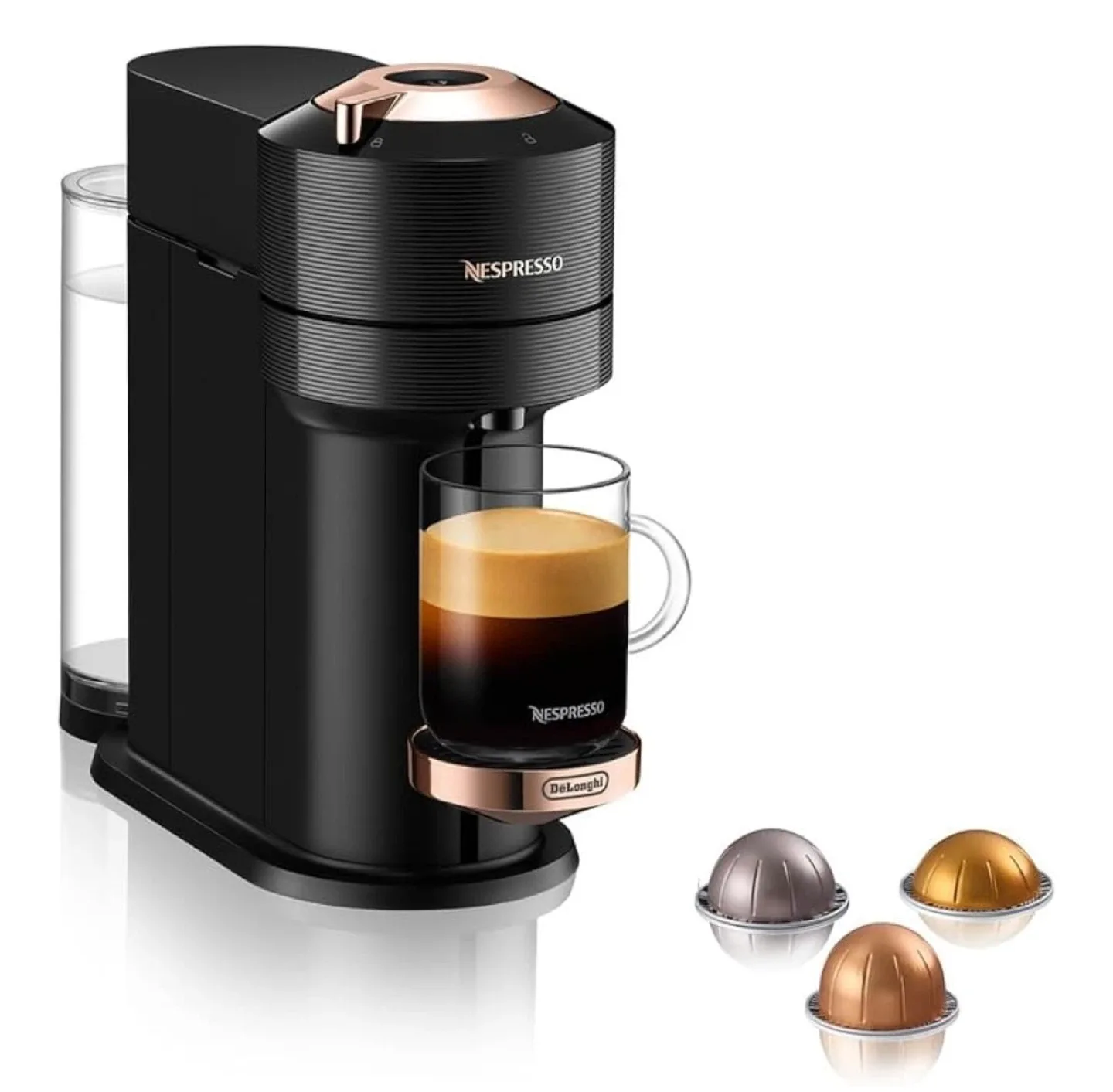 Nespresso Vertuo Next Coffee Machine + 4 New Cups thumbnail