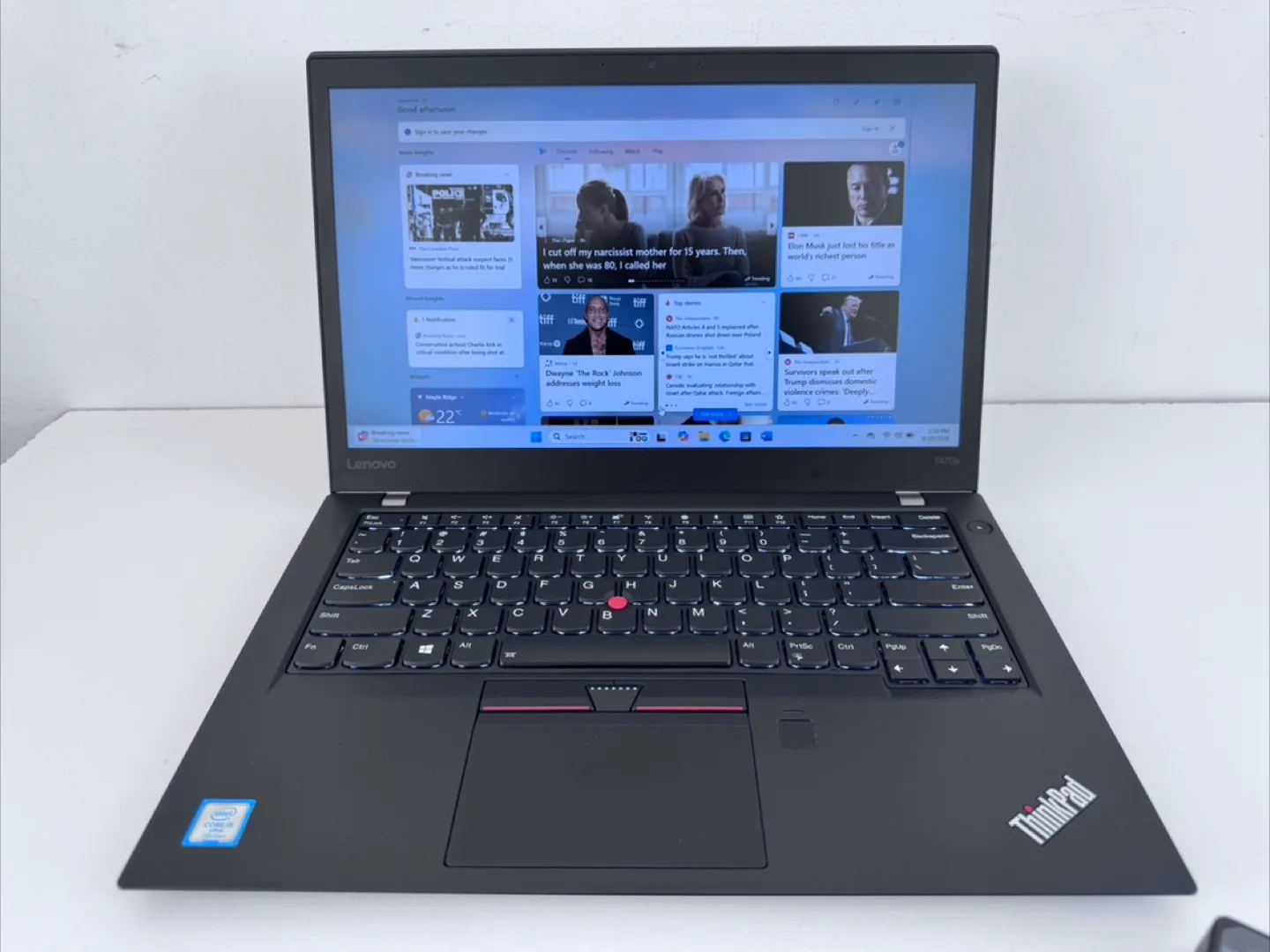 Lenovo I5-7th. 16GB/256GB/ Win 11 Laptop image indicator(2)