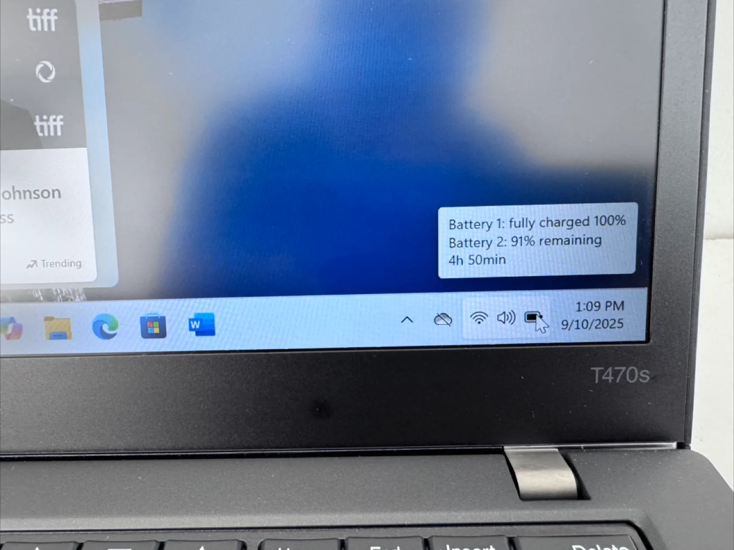 Lenovo I5-7th. 16GB/256GB/ Win 11 Laptop image indicator(3)