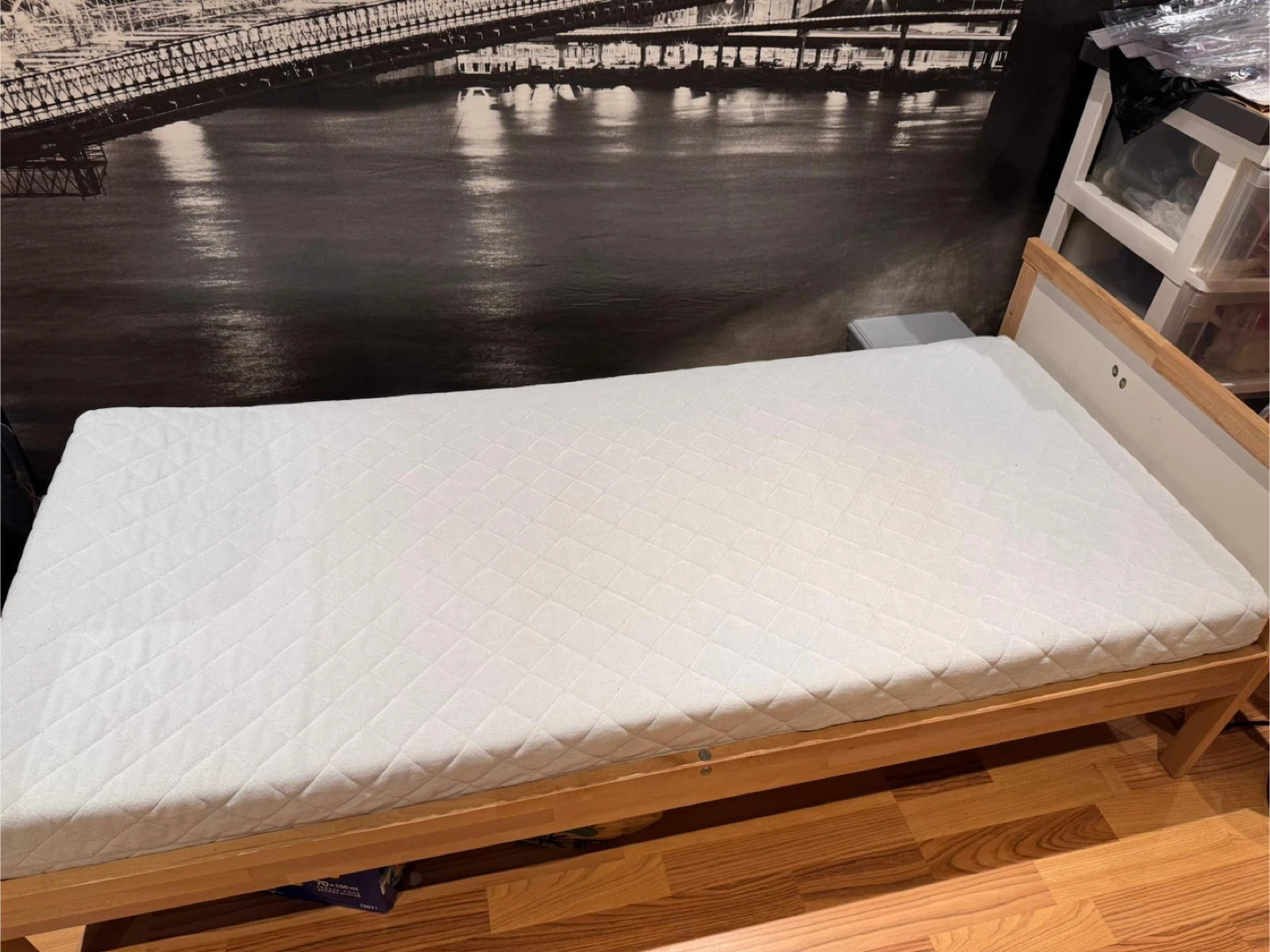 Ikea Toddler Bed Frame with Mattress