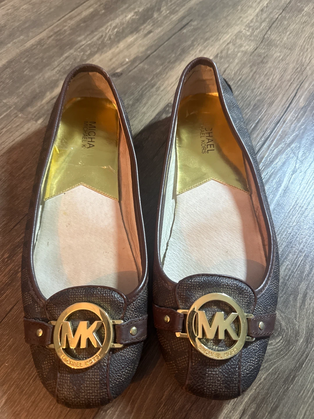 Michael Kors Brown Flats