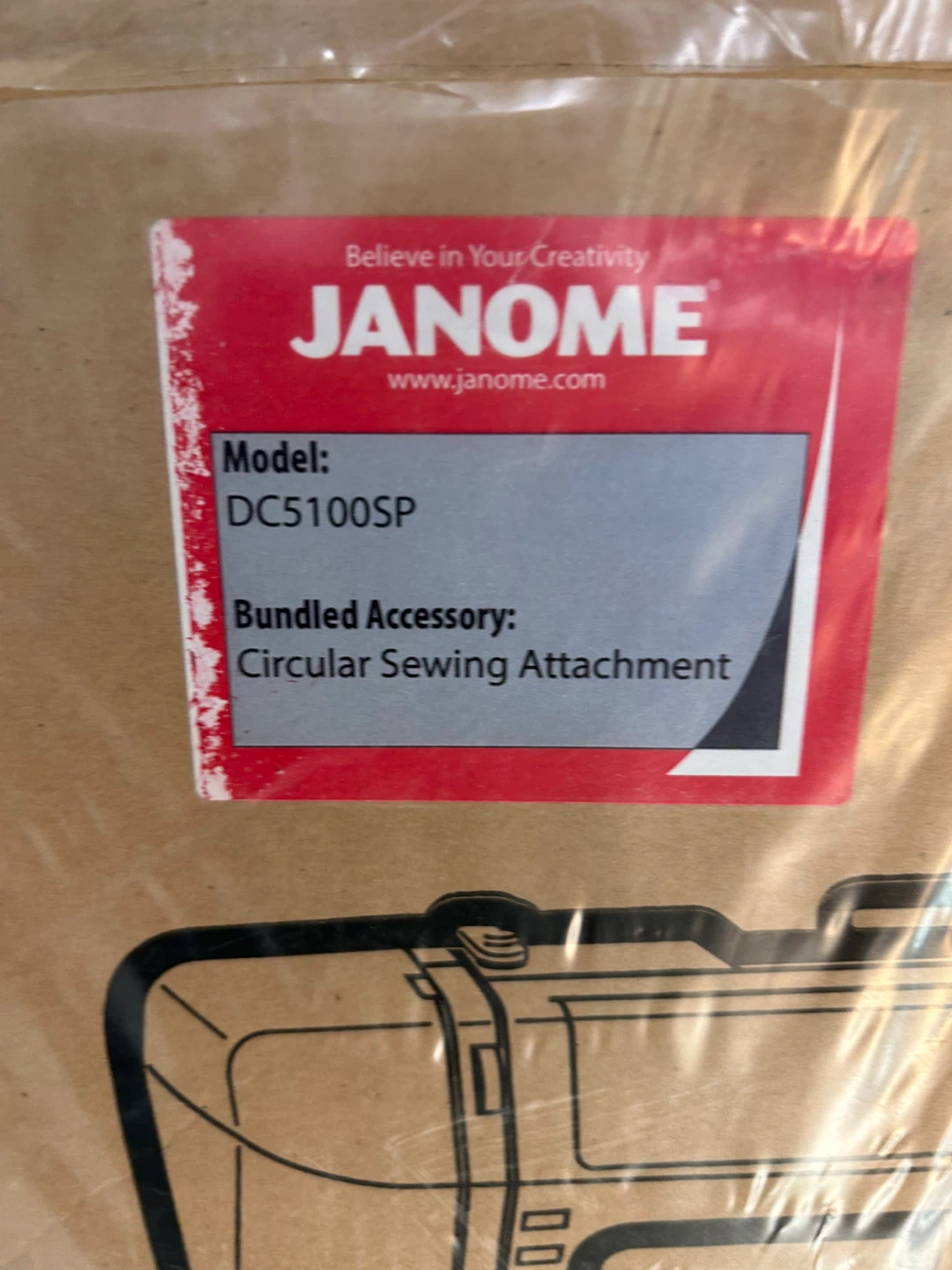 Janome DC5100SP Sewing Machine w/ Circular Attachment - photo 2