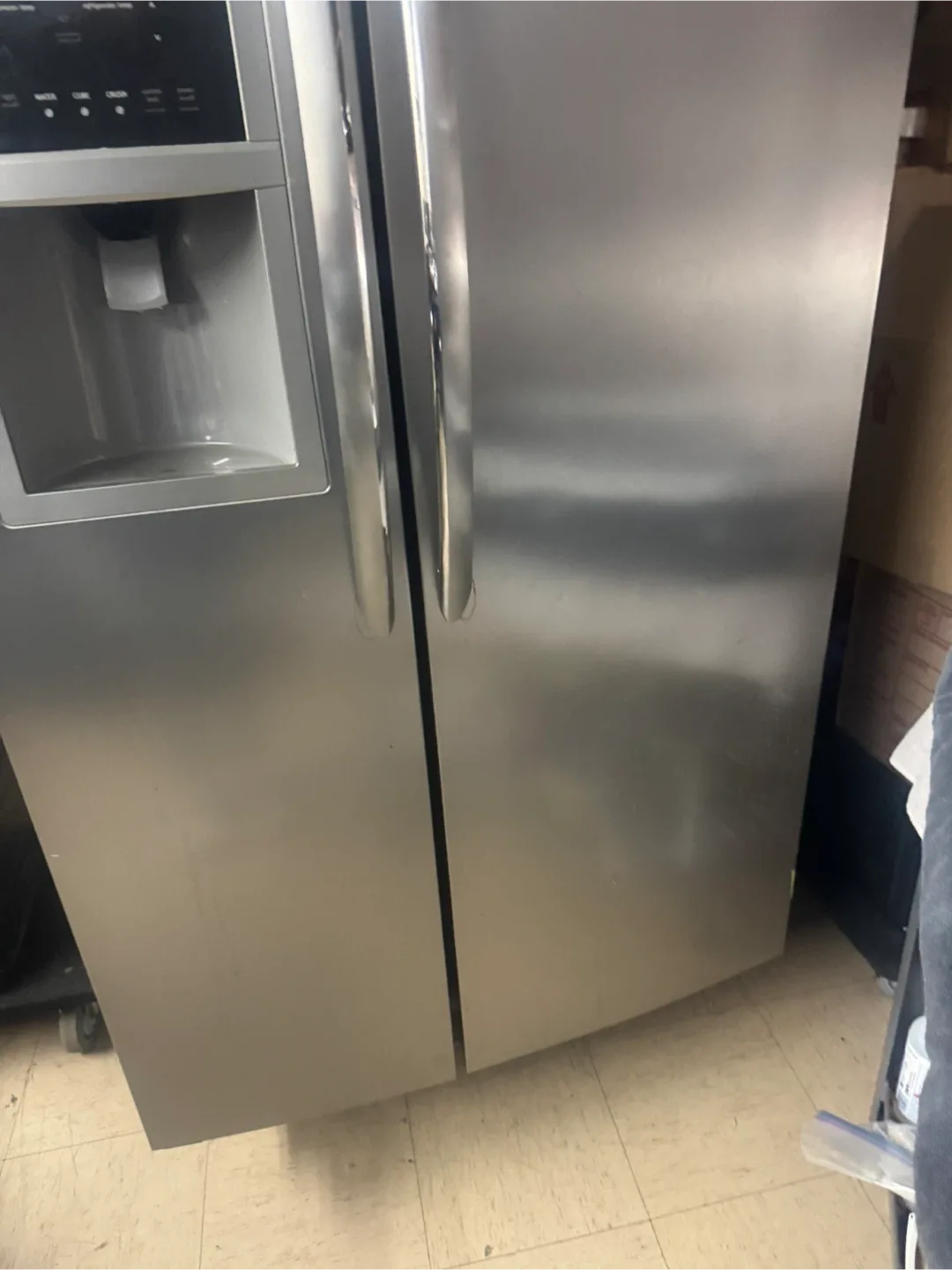 Electrolux Stainless Steel Side by Side Fridge thumbnail