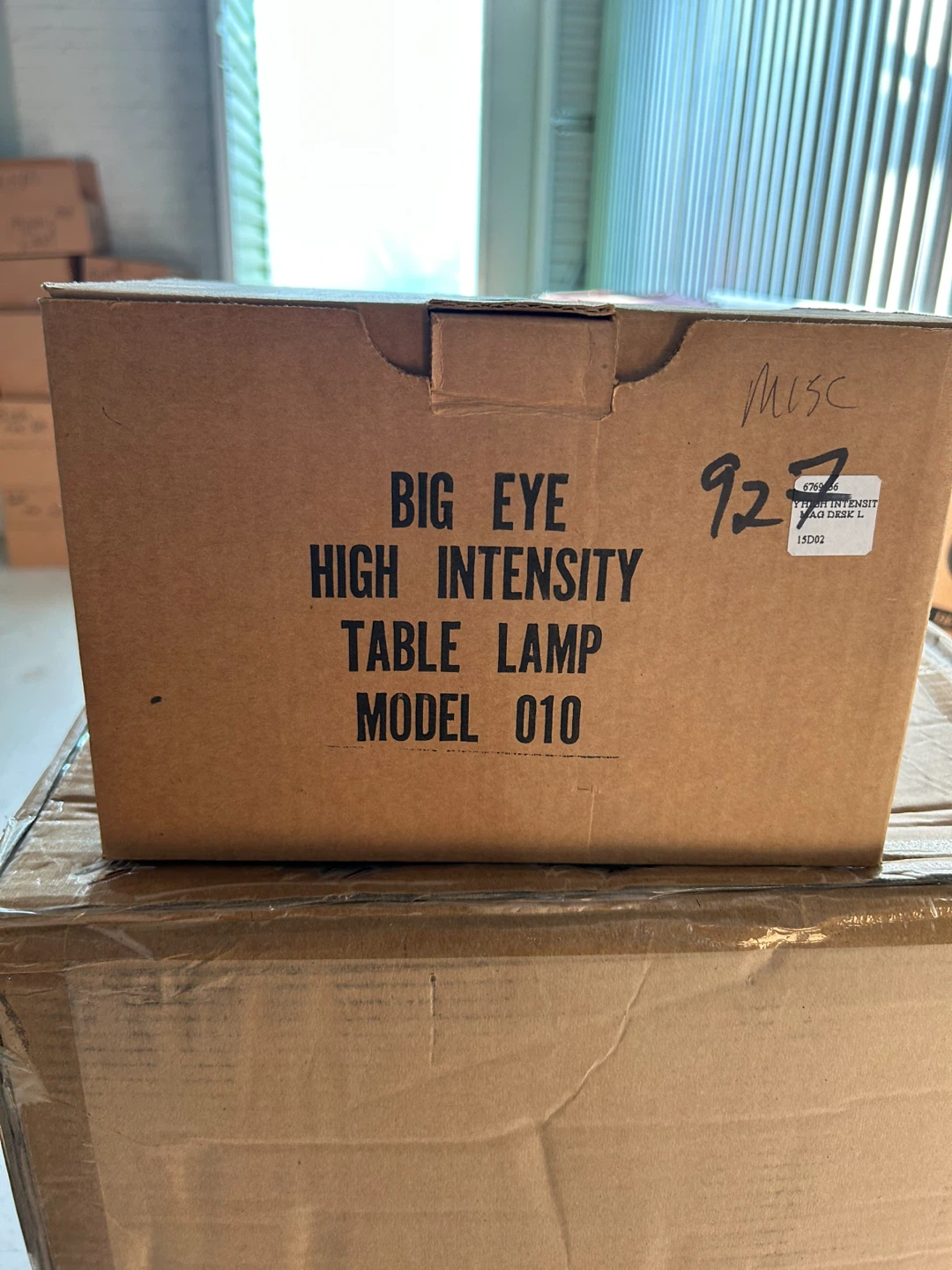 Big Eye High Intensity Table Lamp Model 010