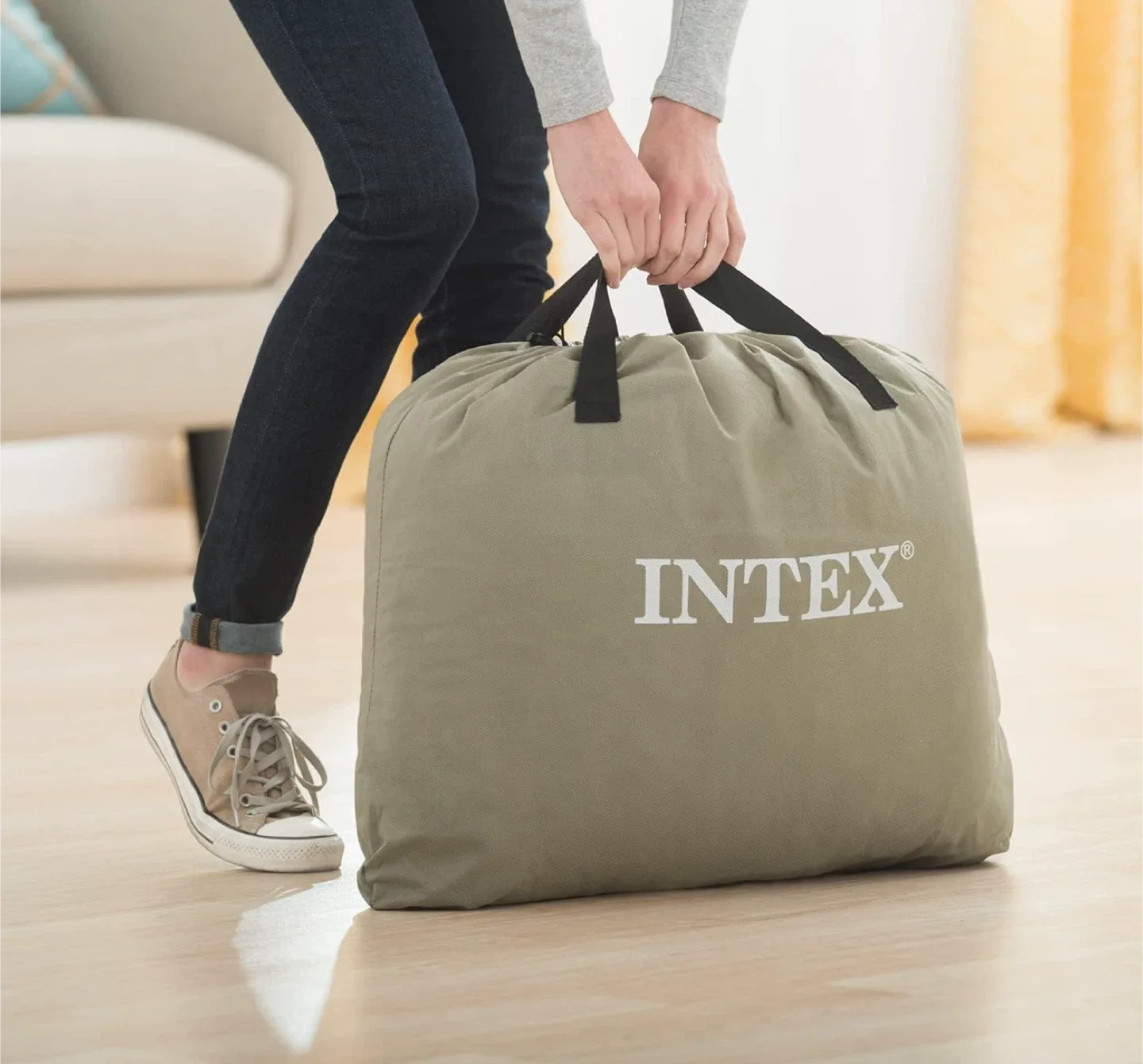 NEW 13” Twin Self-Inflatable Air Mattress image indicator(7)