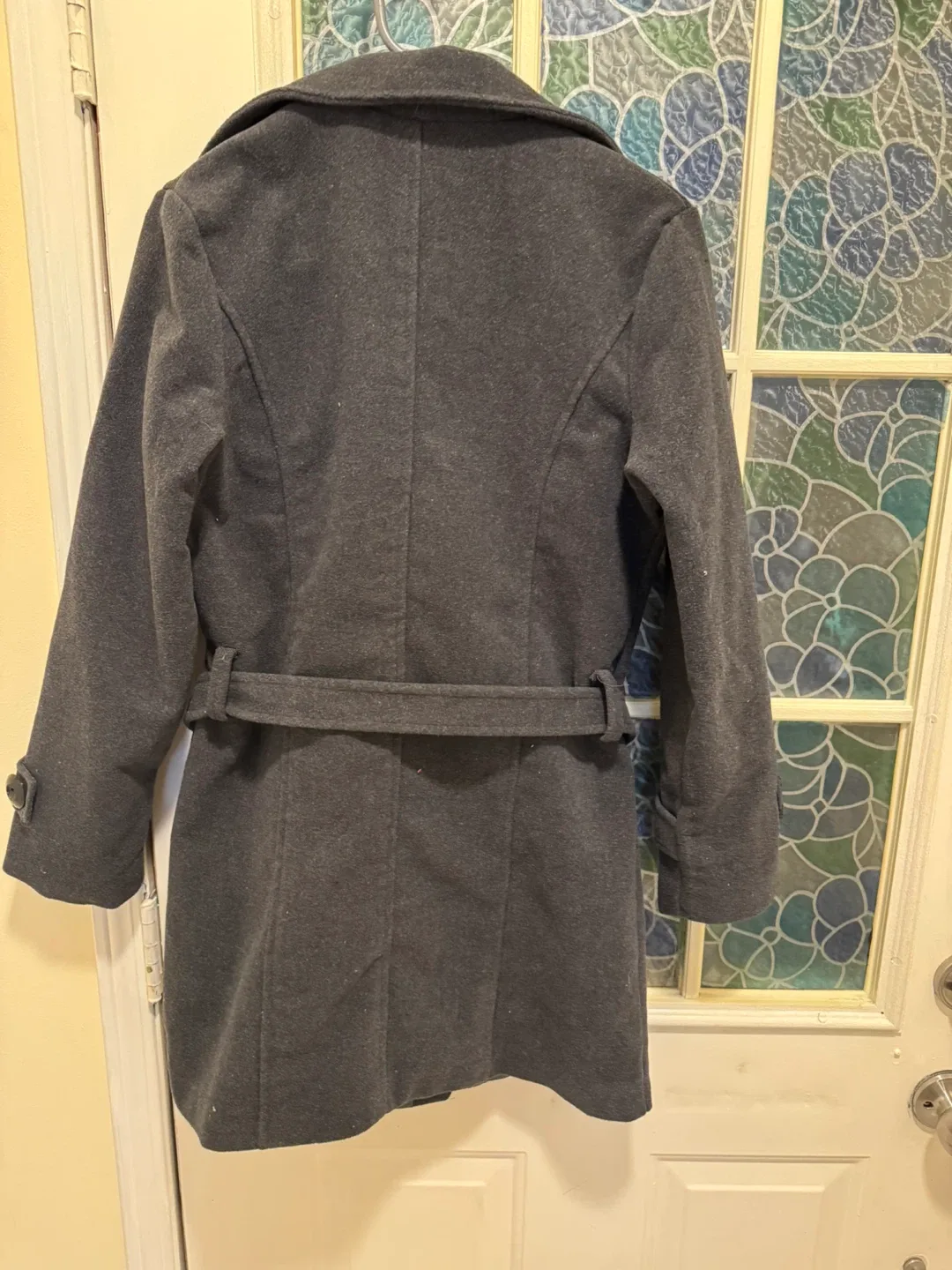 Jiangnan High Fashion Grey Wool Coat - Size L image indicator(2)