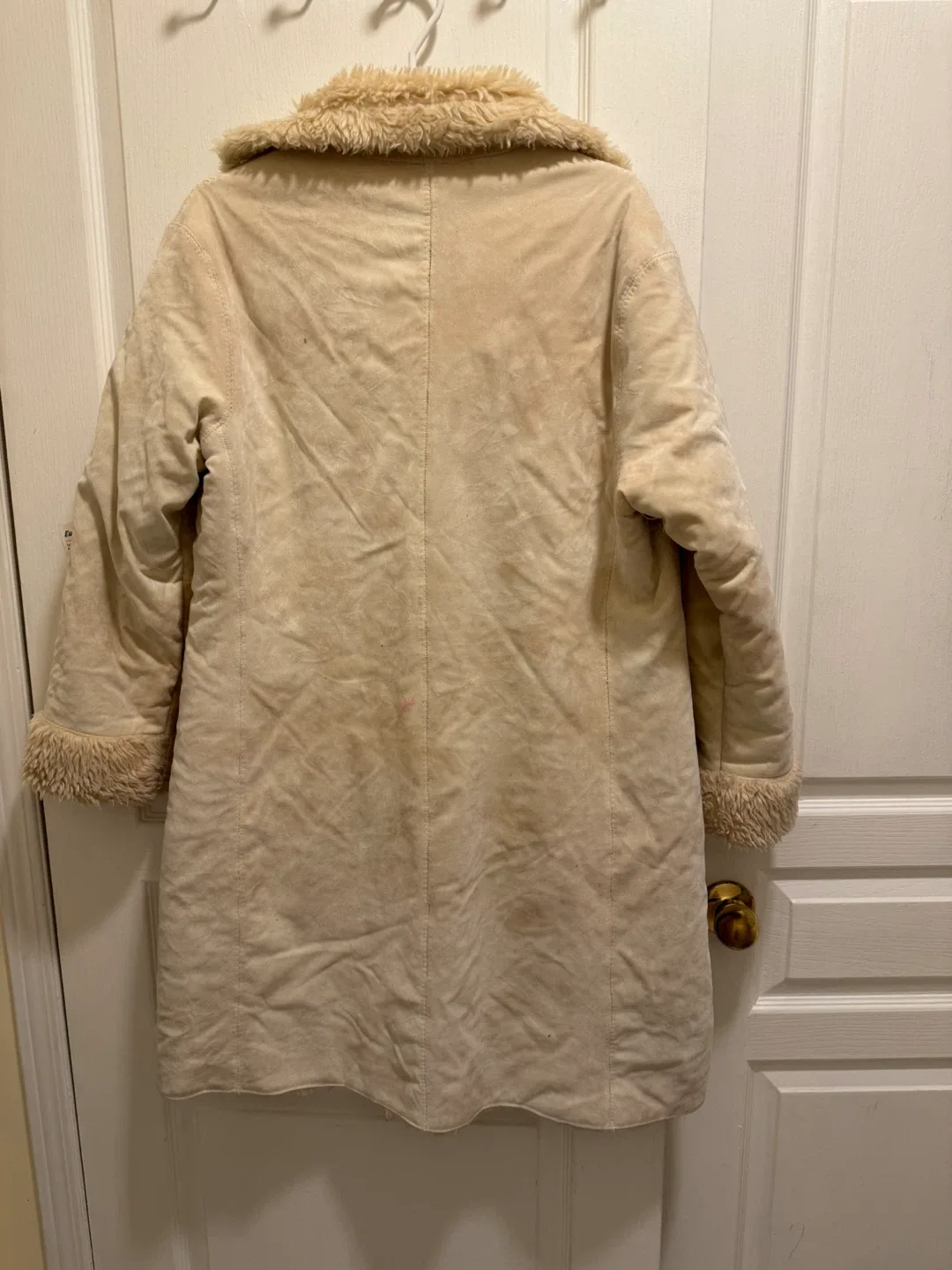 Better Year Cream Faux Suede Coat image indicator(2)