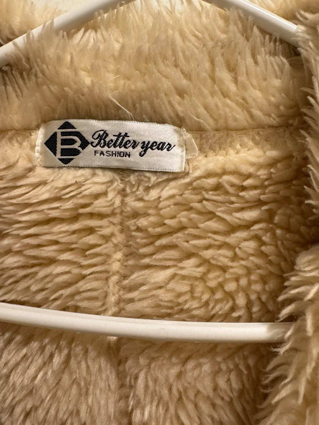 Better Year Cream Faux Suede Coat image indicator(3)