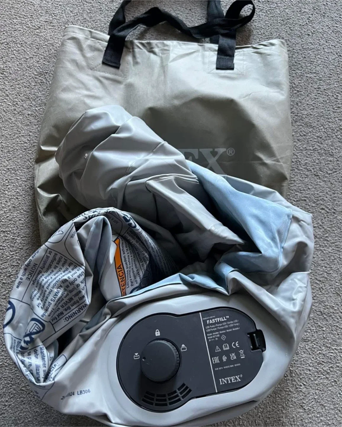 Twin Air Bed w/ Built-in USB Electric Pump image indicator(6)