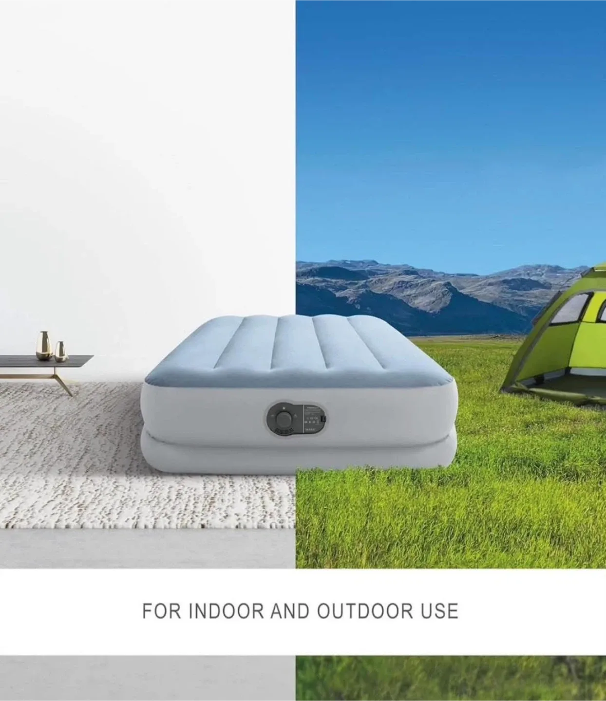 Twin Air Bed w/ Built-in USB Electric Pump image indicator(9)