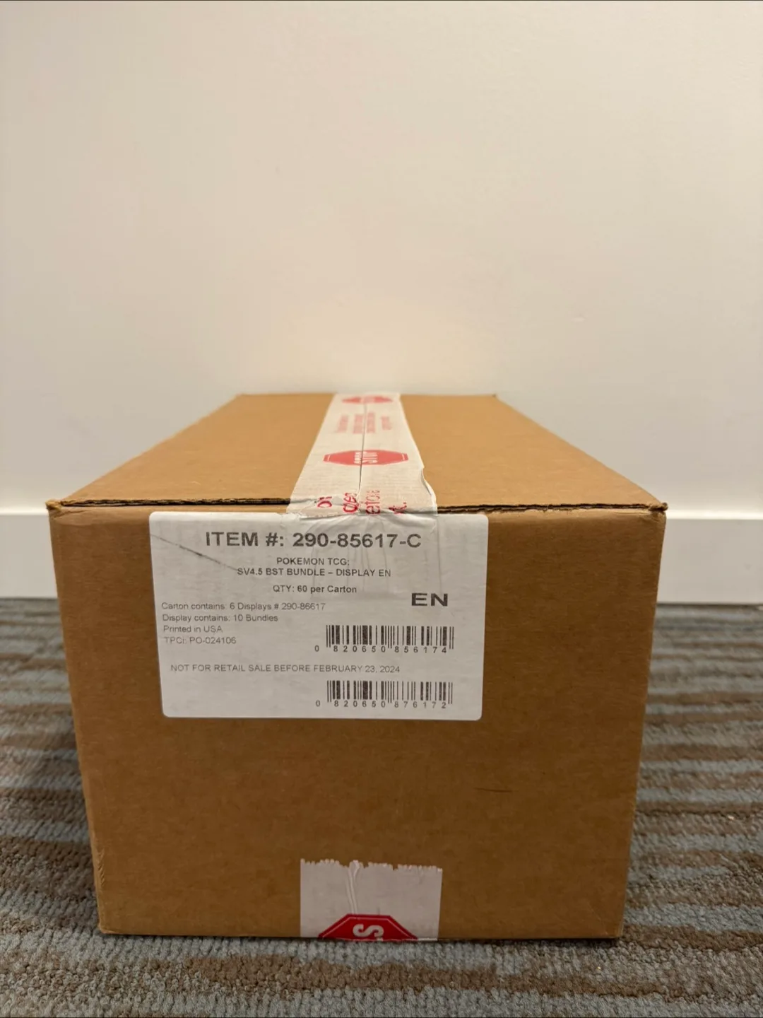 Paldean fates booster bundle display sealed case thumbnail