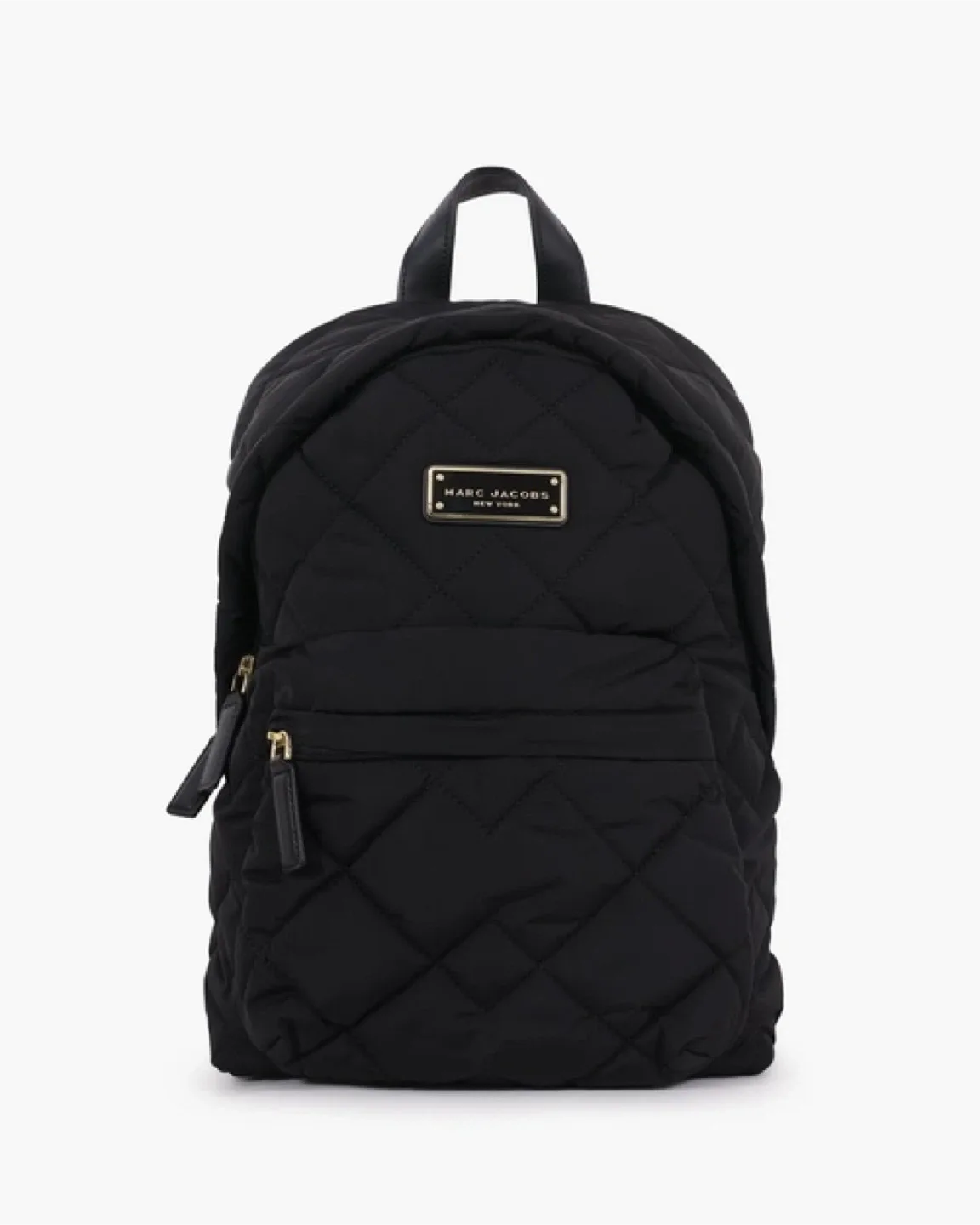 Marc Jacobs Quilted Nylon Backpack | Black thumbnail
