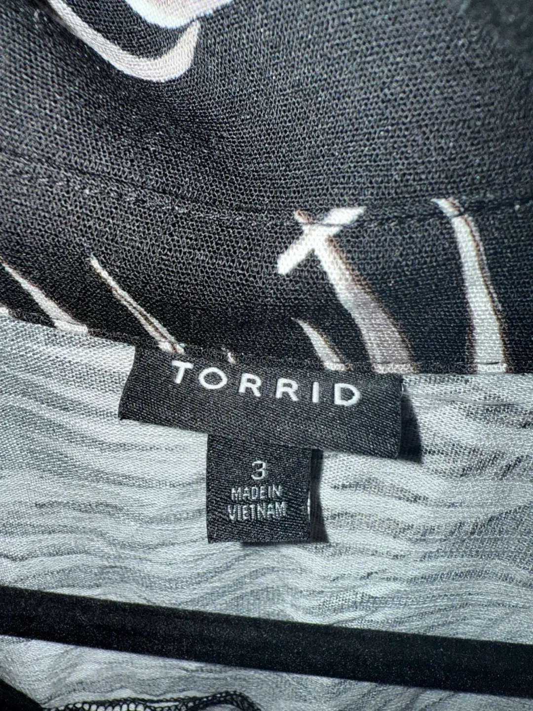 Torrid Black Palm Print Shirt Dress image indicator(4)