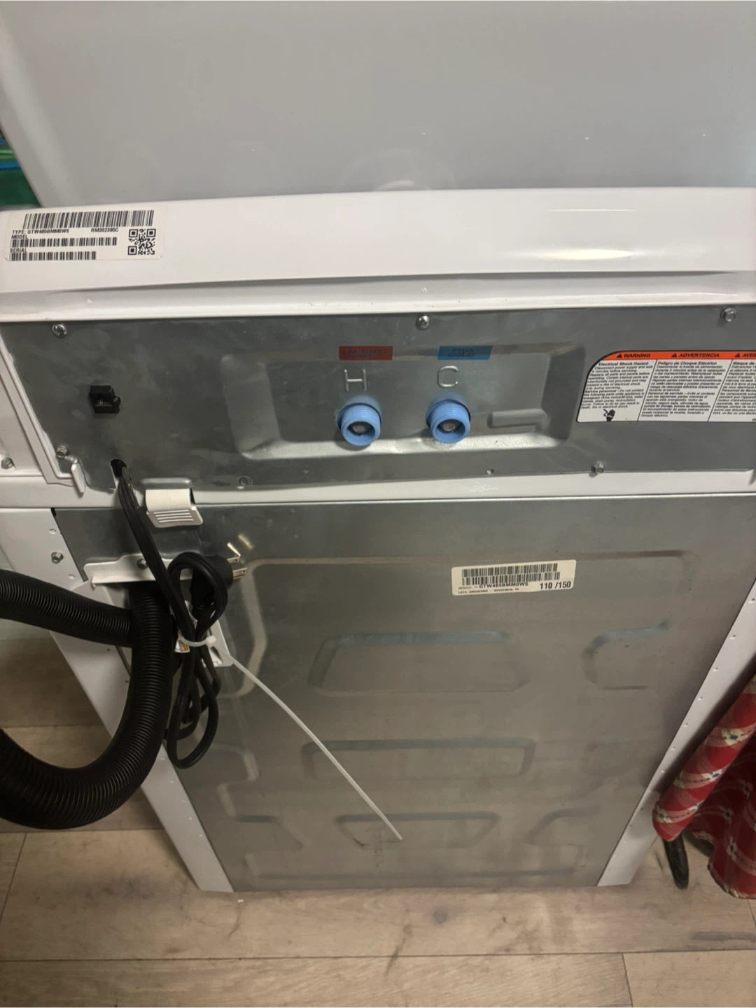 GE Top Load Washer - GTW485BMM0WS - photo 2