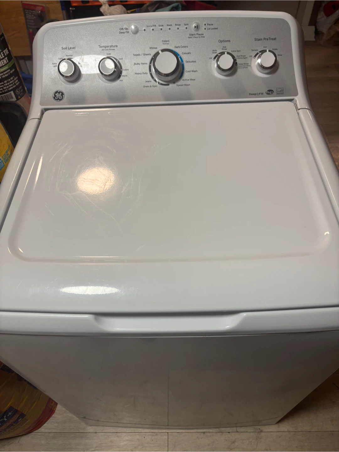 GE Top Load Washer - GTW485BMM0WS
