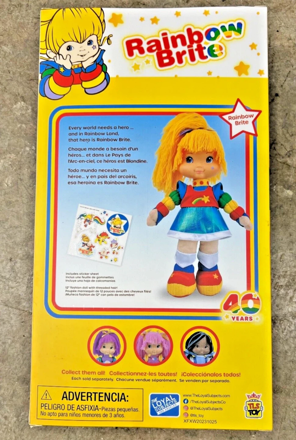 Rainbow Brite 12" Fashion Doll - New in Box! - photo 2