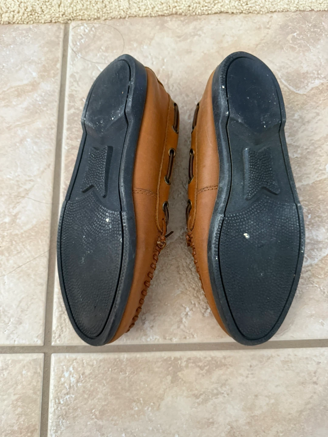 Leather Upper Moccasins Size 7 - photo 3
