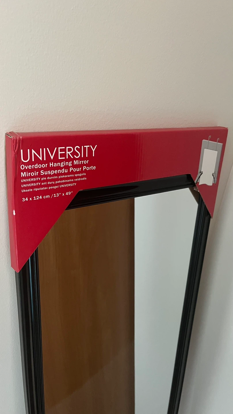 UNIVERSITY Overdoor Hanging Mirror - 13" x 49" - photo 3
