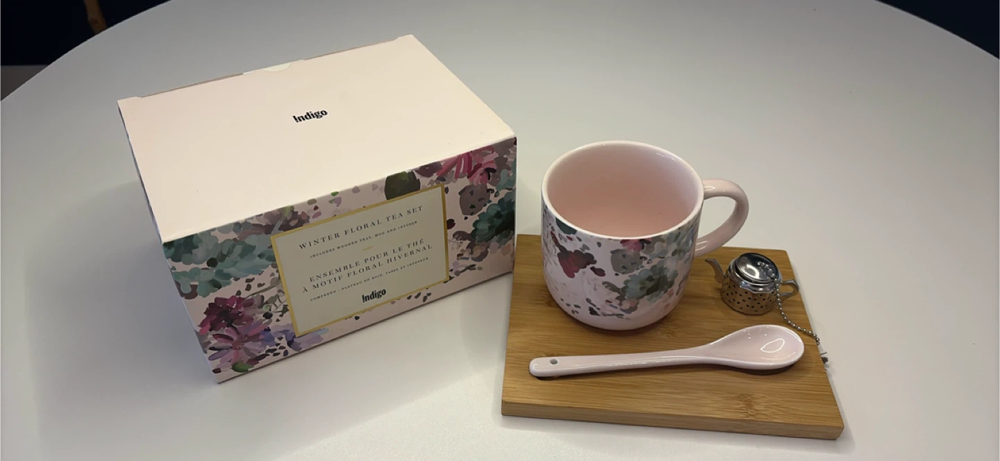 "Winter Floral" Tea Set - New in Box - photo 3