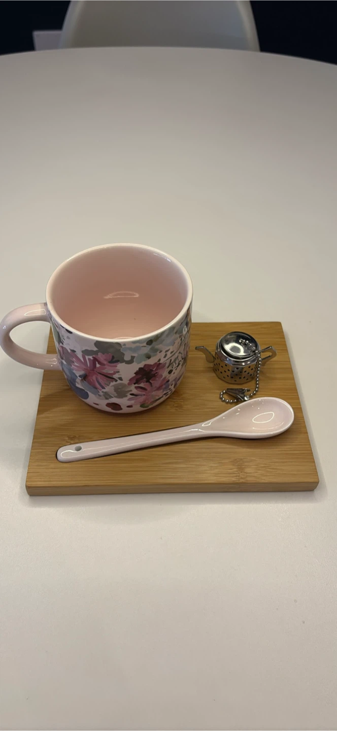 "Winter Floral" Tea Set - New in Box