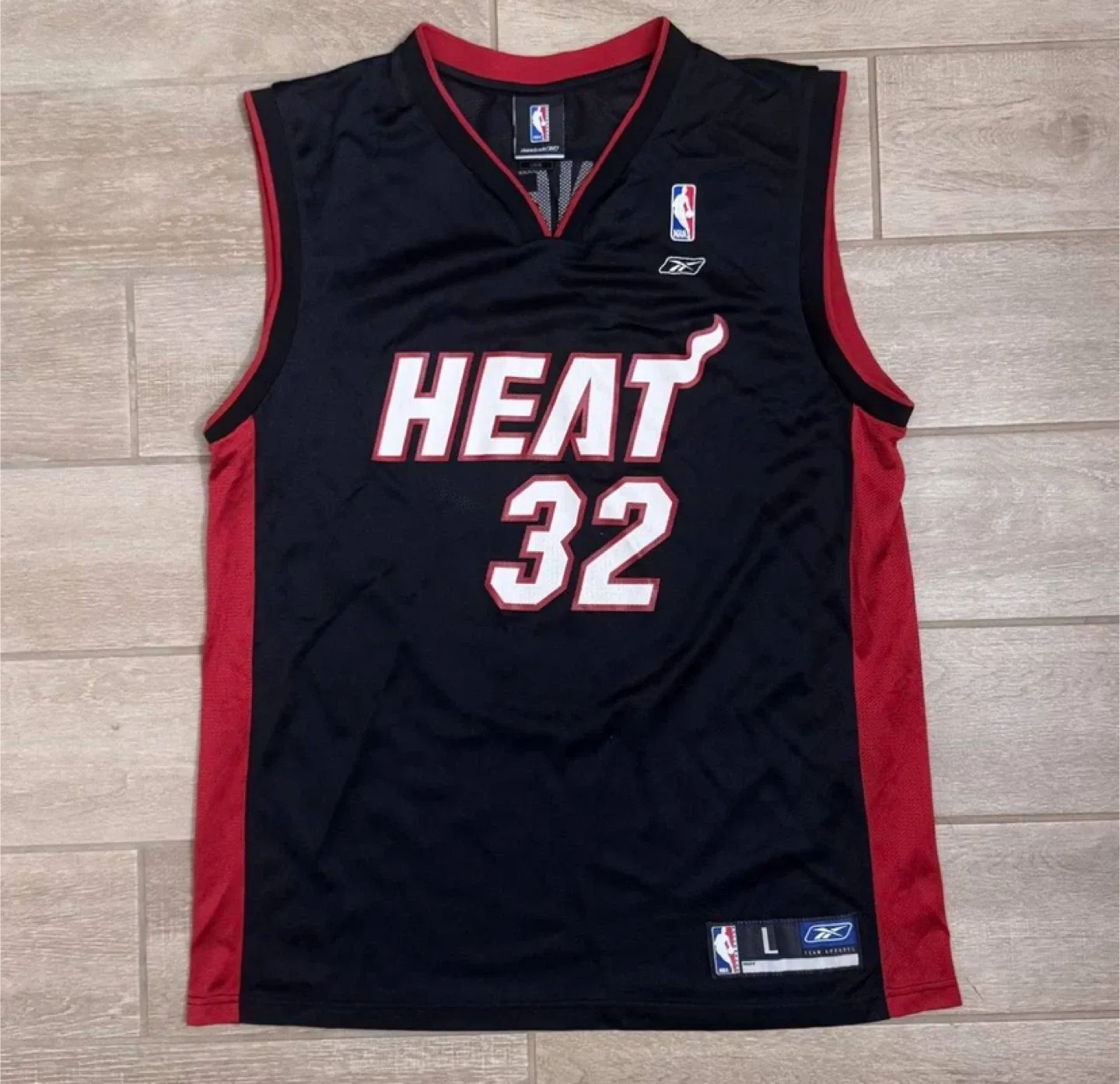 Shaquille O’Neal Miami Heat 2005/2006 Reebok Black NBA Jersey thumbnail