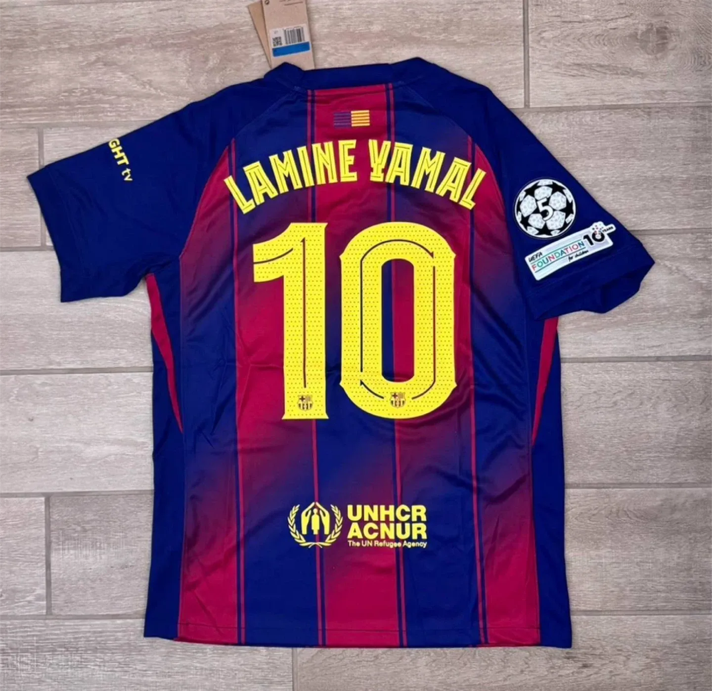 Lamine Yamal 10 FC Barcelona 2025/26 Home Jersey Nike Soccer image indicator(3)
