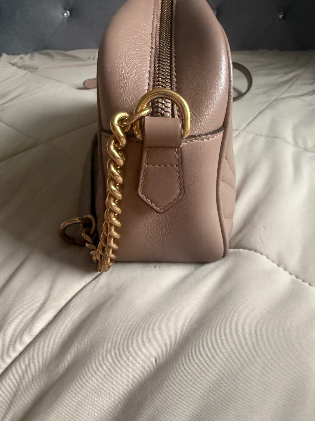 Gucci Marmont Camera Bag, Small, Pink - photo 5