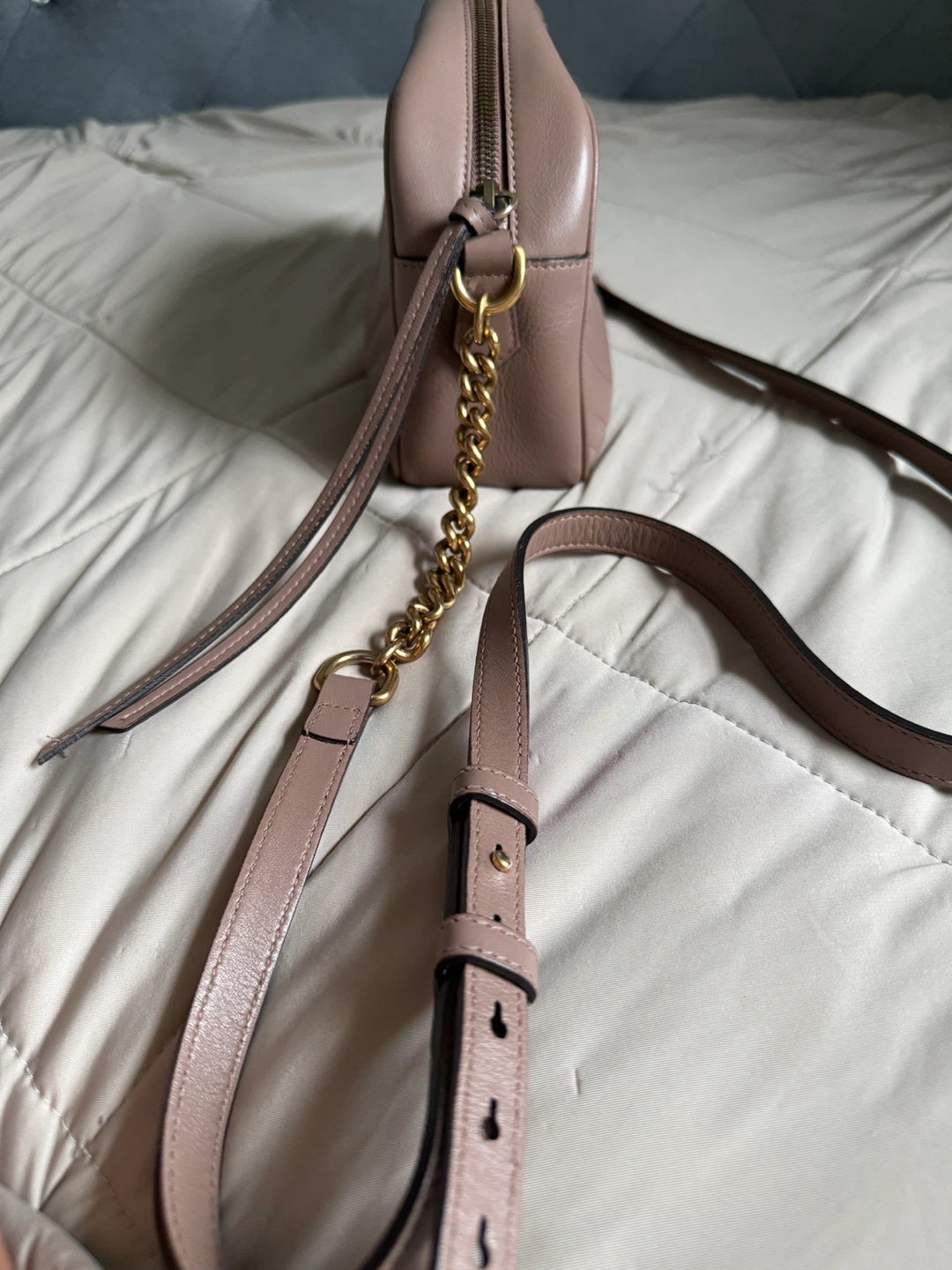 Gucci Marmont Camera Bag, Small, Pink - photo 3