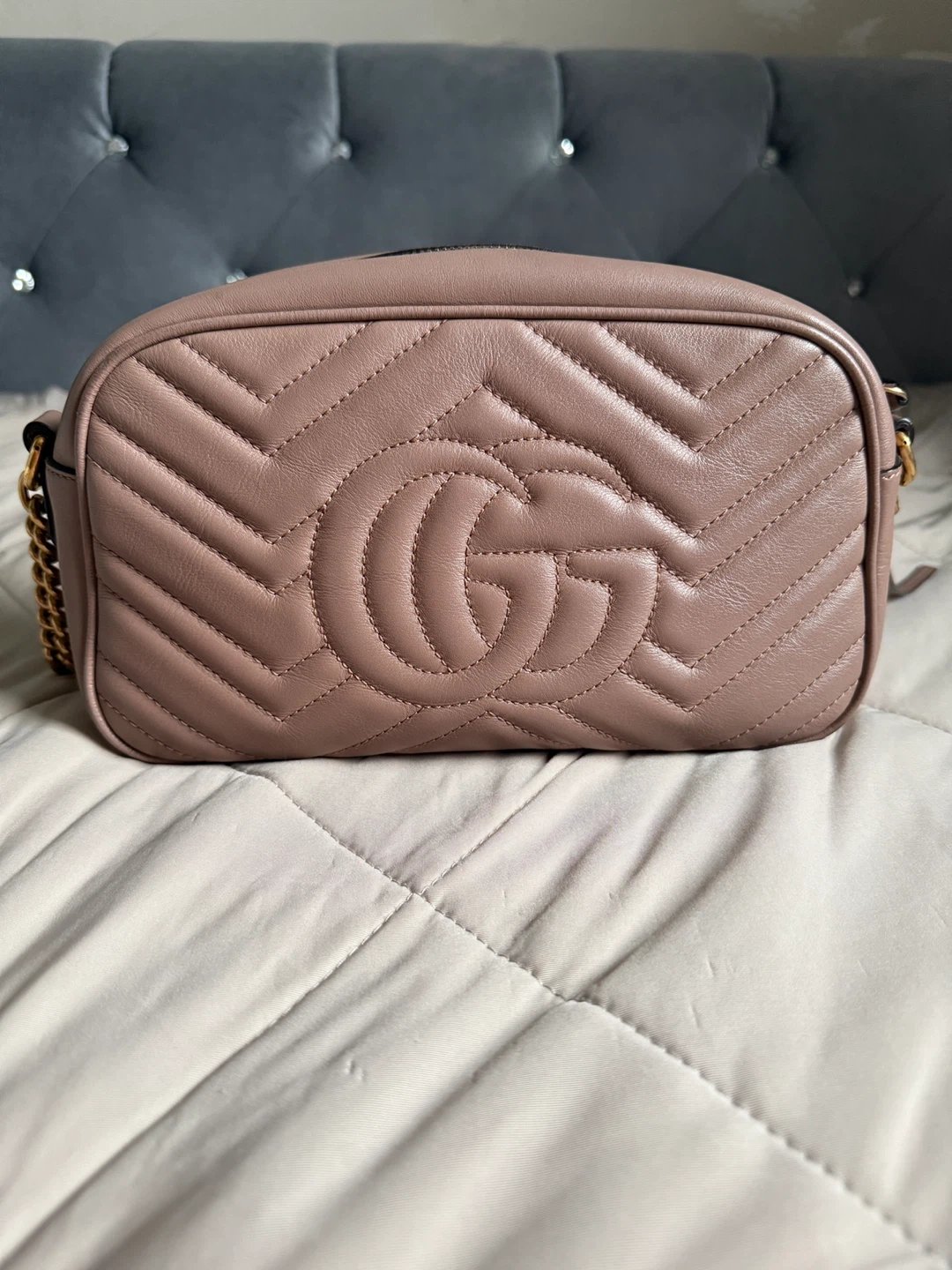 Gucci Marmont Camera Bag, Small, Pink - photo 4