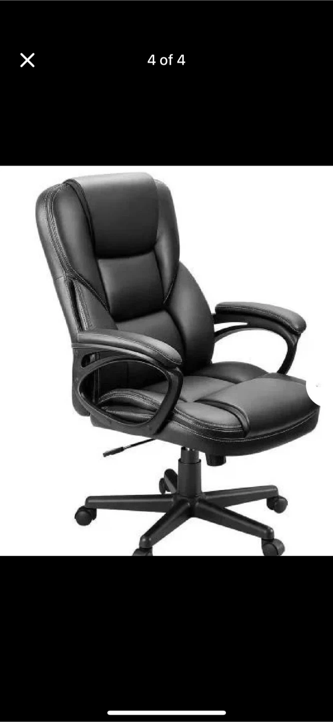 BN-Black Leather Executive Chair Z8011 - New in Box!
