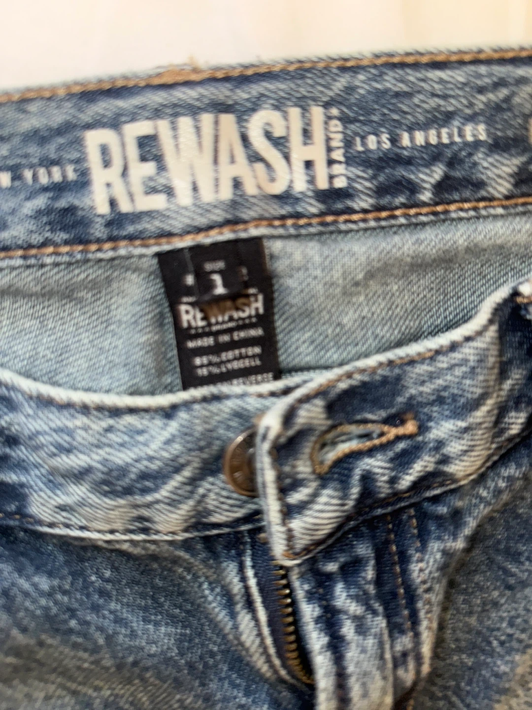 Rewash Wide Leg Jeans - Size 1 - photo 2