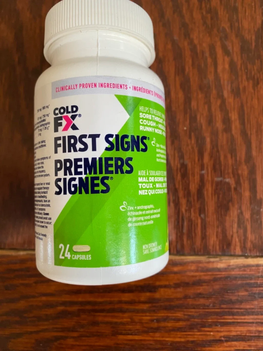 Cold-FX First Signs 24 Capsules - Exp Nov 2025 thumbnail