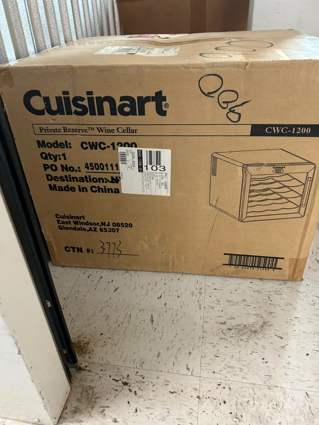 Cuisinart Private Reserve Wine Cellar CWC-1200 - New in Box!