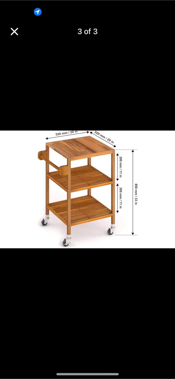 New HOLGER QUATTRO 4WD Kitchen Trolley