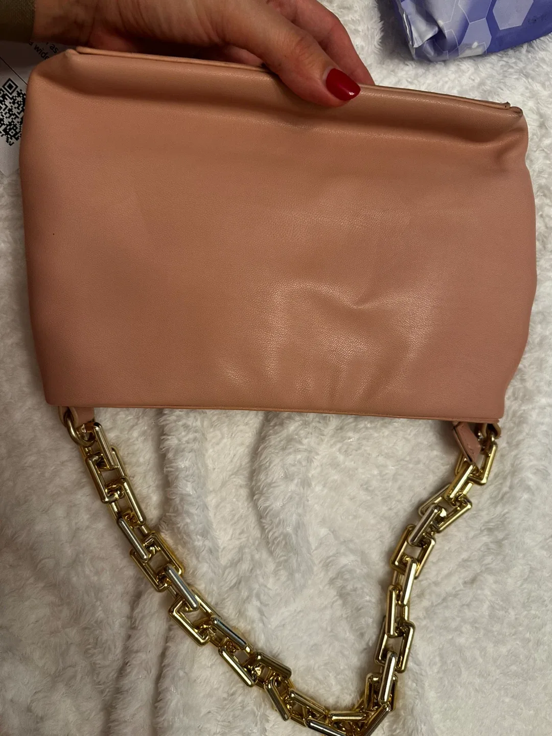 Pink Woven Chain Bag image indicator(4)